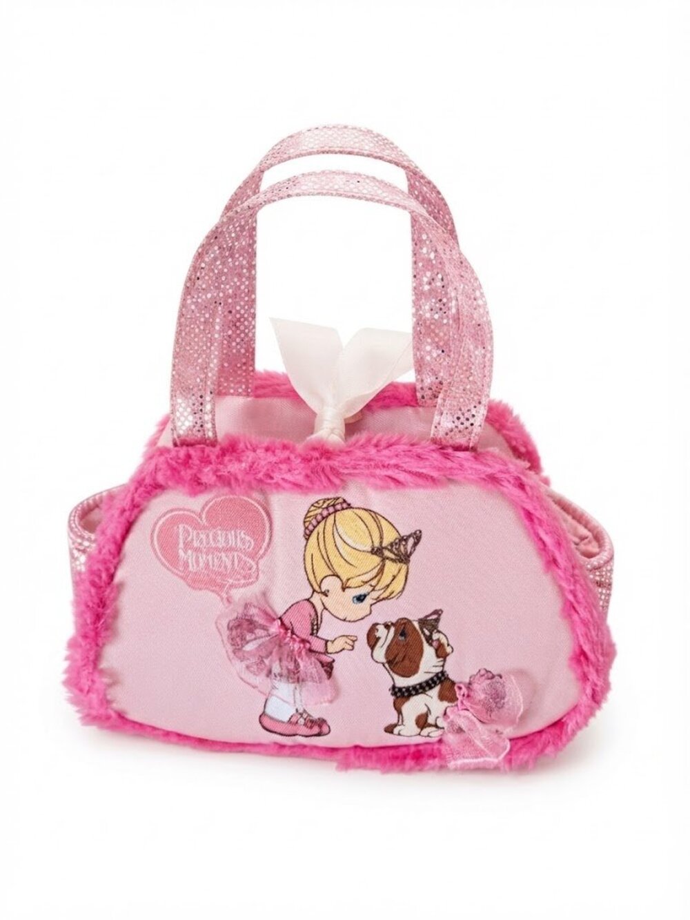 Precious Moments Pink Toy Plushie Holder Bag